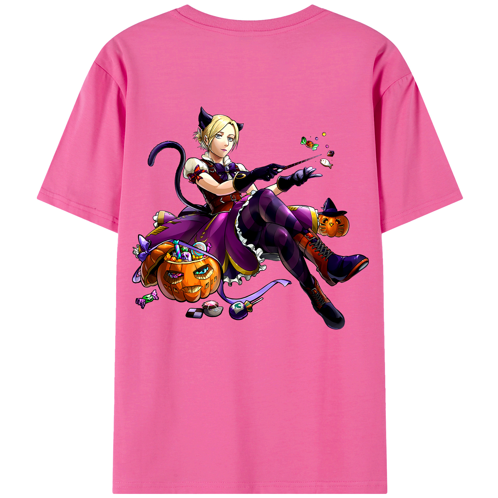 （画像用） 進撃の巨人 アニ・レオンハート Attack on Titan Annie Leonhart レディース半袖Tシャツ(バックプリント)
